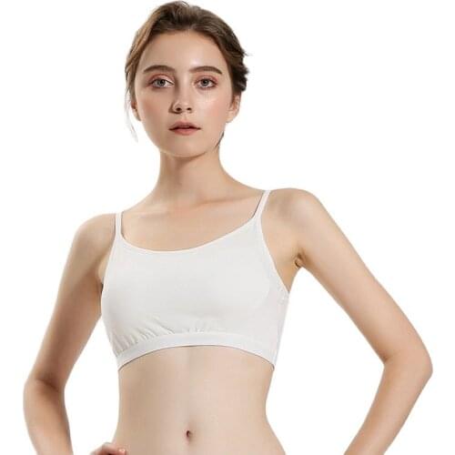 Womens Underwear CamisoleLingerie Sports Bralette Cotton Bra Female Crop tank top S-XL