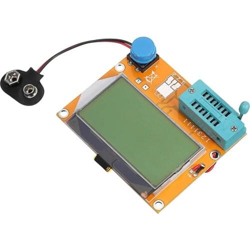 LCR-T4 12864 LCD Graphical Transistor Tester Resistance Capacitance ESR SCR Meter