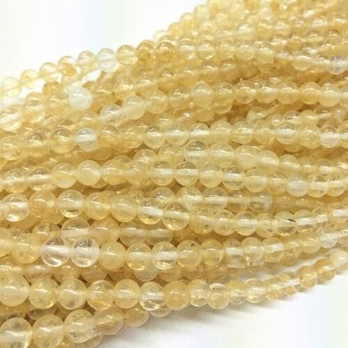 Fashion yellow watermelon tourmaline stone jasper 8mm crystal round loose beads hot sale women jewelry making strand 15" YE350