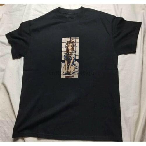 T Shirt REPRINT Untru Vintage Hook Ups Oh My Goddess Mens Skate Punk Rare Anime Streetwear Funny Tee Tshirt