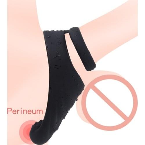 Mens Cock Penis Ring Massage Prostate Delayed Ejaculation Enhancement Peni Sleeve Adult Sex Toys For Male Sex Shop