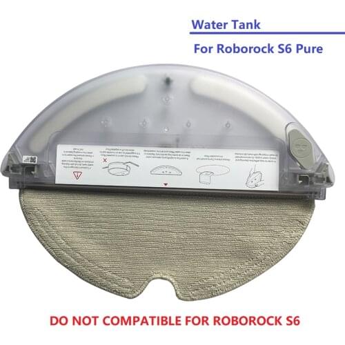 New Vacuum Cleaner Part Water Tank Tray for Roborock S6 Pure Accessories Water Box S60 Pure S65 Pure Water Box pallet