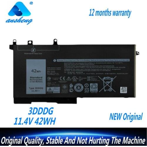 Genuine 3DDDG Laptop Battery For Dell Latitude E5280 E5480 5288 5580 5490 5491 5591 5495 080JT9 03VC9Y Series 11.4V 42Wh