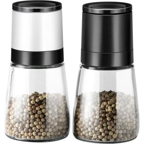 Adjustable Salt & Pepper Grinder Herb Coarse Mill Seasoning Bottle Spice Jar