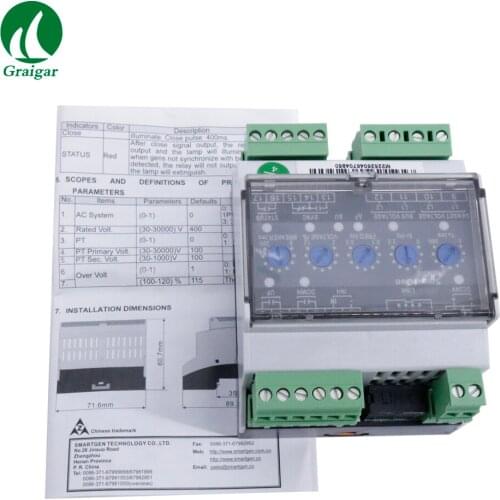 SmartGen HSM300 Synchronous Module Adjustable Ootentiometer Allows for Set Main Parameters of Synchronizing