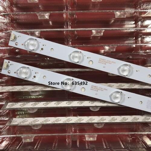 10Pieces LED Backlight For Hai er LE48F3000W LE48M33S Light Bar LED48D7-ZC14-01 LED48D8-ZC14-01