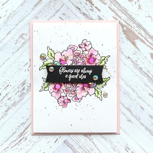 Always Flowers Transparent Clear Silicone Stamp/Seal for DIY ScrapbookingPhoto Album Decorative Cards Making Clear Stamps 4x6in