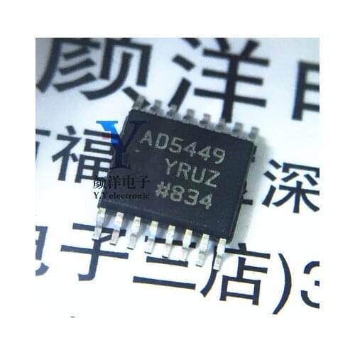 2PCS AD5449YRUZ TSSOP16 AD5449YRU TSSOP-16 AD5449 5449 Digital to analog converter New and original
