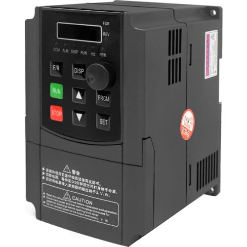 VFD Inverter 1.5kw 2HP Single-phase 220V 0-1000hz 7A Spindle Drive special for CNC Engraving FC300-1.5G-T2