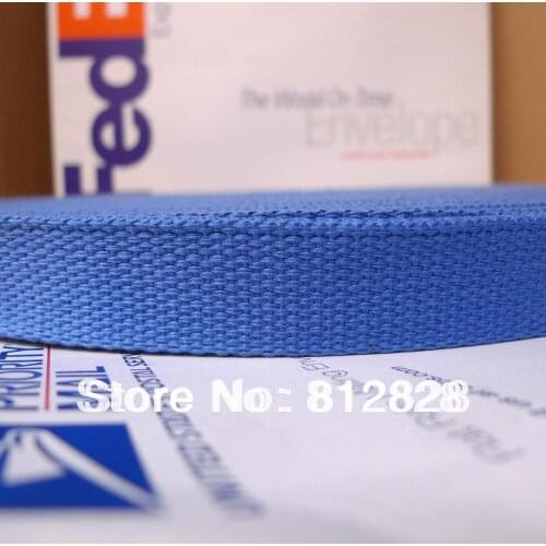 50 Yards 1'' 25mm Wide #4 Royal Blue Webbing Wholesale Free Shipping