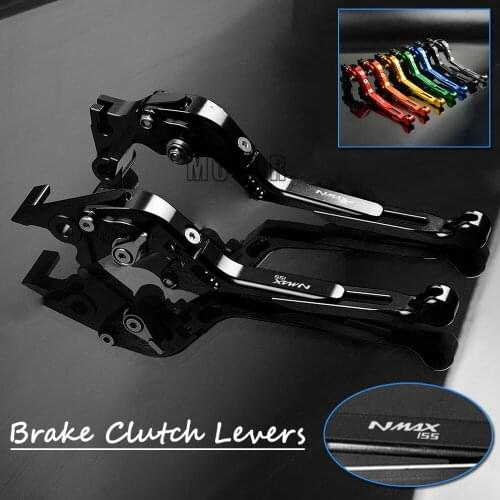 For YAMAHA NMAX155 2015 2016 2017 NMAX 155 Motorcycle CNC Aluminum Foldable Brake Clutch Levers Adjustable Folding Extendable
