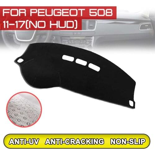For Peugeot 508 2011 2012 2013 2014 2015 2016 2017 Car Dashboard Mat Anti-dirty Non-slip Dash Cover Mat UV Protection Shade