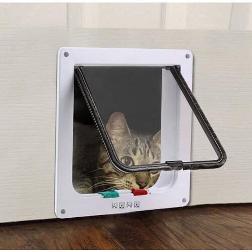 Dog Door ABS Cat Door Pets Supplies Safety Winter Door Pets Home