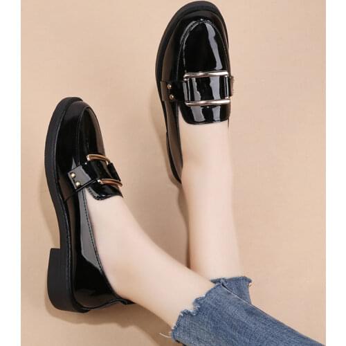 EAGSITY loafers for women flat shoes round toe slip on loafers shallow comfortable casual ladies mule shoes party driving shoes