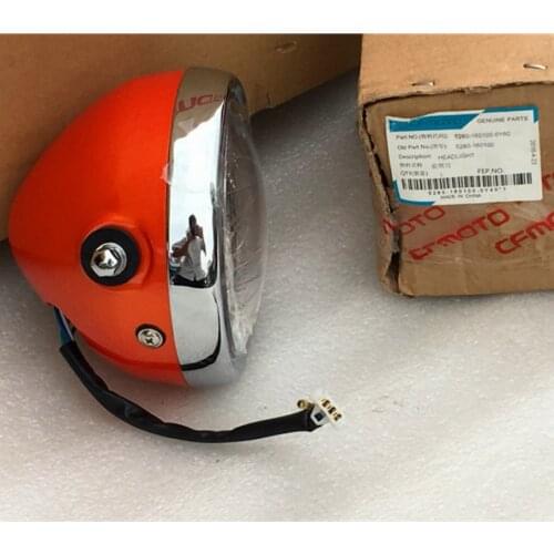 CFMOTO CF125 Headlight CF125-2 Round Headlight 6 Speed Baboon Headlight Orange 5280-160100-0Y60