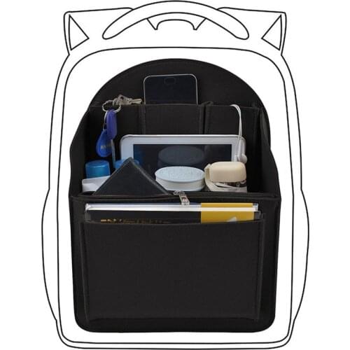 Felt Travel bag Insert Backpack Organizer, Purse Organizer For Men,Women Backpack For Mummy Shoulder Tote Bags Handbag Organizer
