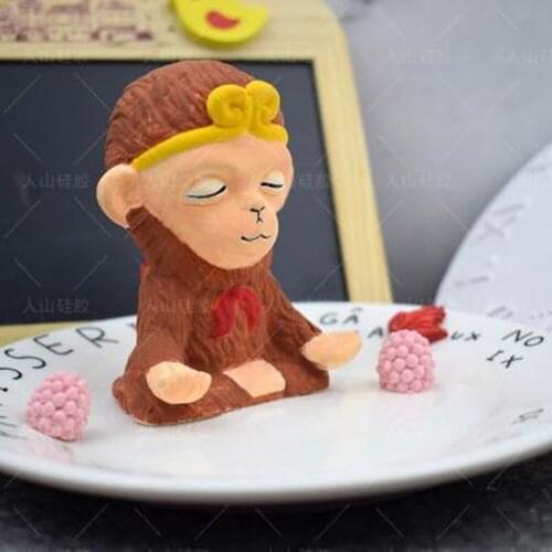 Resin Casting 3D Silicone Mold Monkey Mould For Jewelry Making Soap DIY