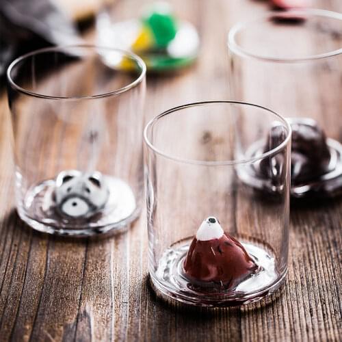 400ml European Style Creative Animal Glass Cup Lead-Free Crystal Wine Glasses Beer Cups Whiskey Drink Water Tea Gifts