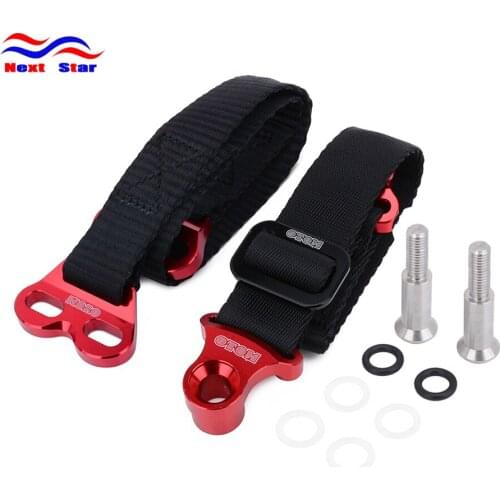 Motorcycle Red Front & Rear Rescue Bundle Tie Lead Band For YAMAHA YZ250F YZ450F YZF 250 450 2014 2015 2016 2017 2018 2019