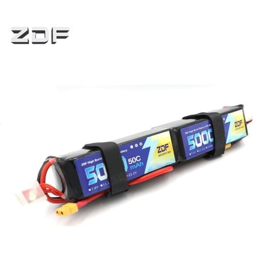 ZDF Power lipo Battery 6S 22.2V 10000mah (2pcs 22.2v 5000mAh 50C) 50C 100C Bateria For Quadcopter Helicopter Airplane Boat