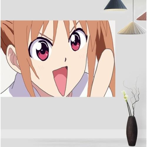 Best Aho-Girl Anime Poster Canvas Fabric Cloth Poster Prints High Quality Picture Movie Style Custom Fabric Cloth Poster 0224