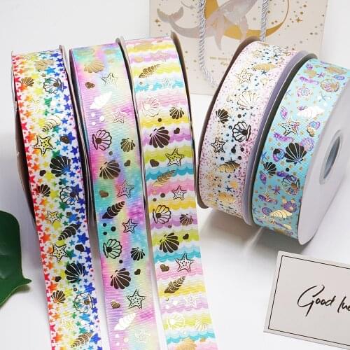 New Arrived Printed Foil Holographic Ribbon J1302136