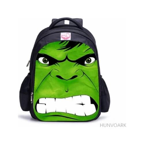 16 Inch Super Hero Hulk Children School Bags Orthopedic Backpack Kids School Boys Girls Mochila Infantil Catoon Bags