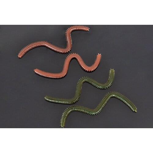 15 Pcs 1 Box Freshwater Fish Soft Lures Worm Bass Trout Shad Crank Bait Hot Sell Fishing Lures Sports Entertainment