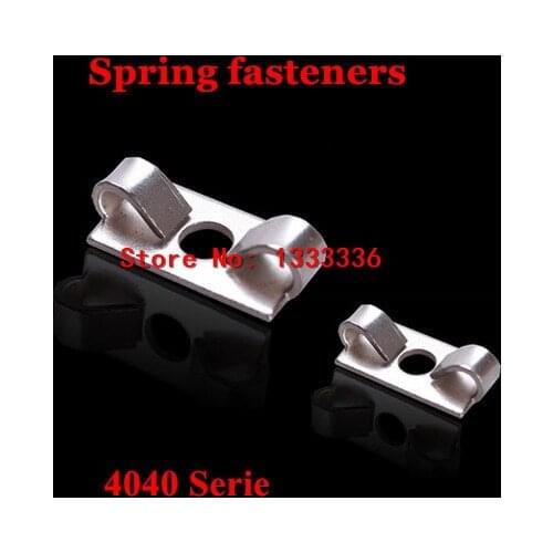50pcs M8 Spring Elastic Connector , 4040 Aluminum Profile Accessories Built-in Fitting Fastener