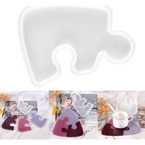 DIY Puzzle Silicone Mold Resin Mould Jewelry Craft DIY Ornament Decoration