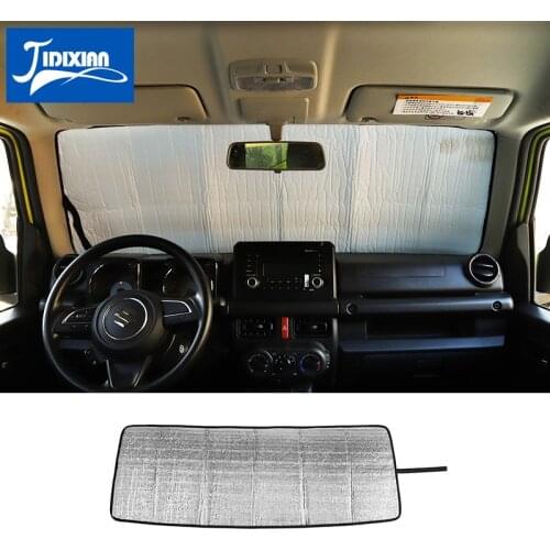 MOPAI Windshield Sunshades for Suzuki Jimny JB74 2019+ Car Front Windshield Sun Visor Cover Accessories for Suzuki Jimny 2019