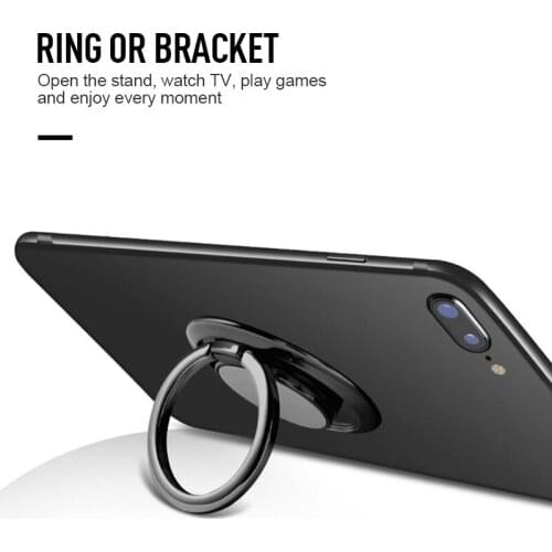 Universal Car Metal Finger Ring Phone Holder 360° Adjustable Magnetic Holder Portable Air Vent phone Holder Interior Accessory