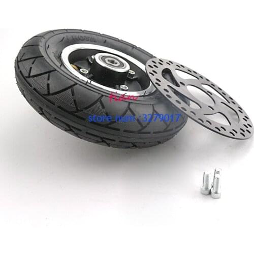 200x50 inner and out tires with Aluminium Alloy Wheel Hub and Belt brake for Electric Scooter Bicycle