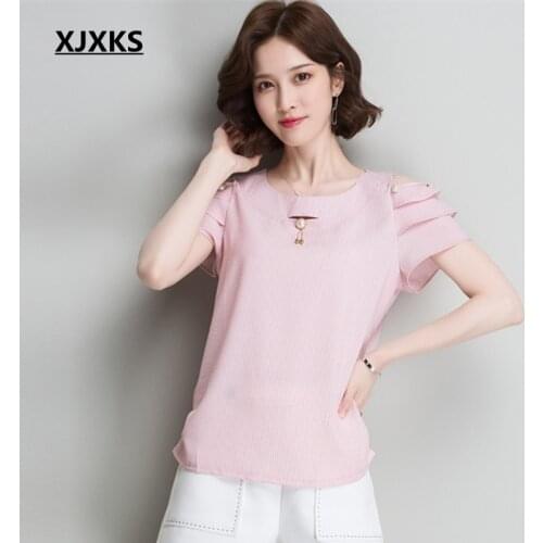 Женские рубашки XJXKS China At AliExpress