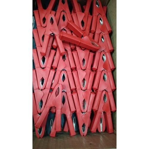 10 pcs Copper 100A Battery Clip Alligator Test Clamp DIY