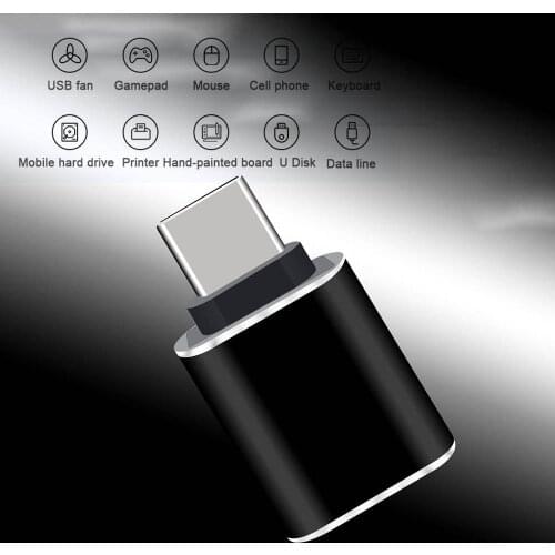 USB 3.0 Type-C OTG Adapter Type C USB C Male To USB Female Converter For Macbook Xiaomi Samsung S20 USBC OTG Connector