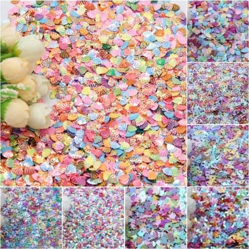 Mix Color Sequin Loose Sequins Shell Flower Unicorn Paillette Sewing for Wedding Decor DIY Scrapbook Craft Clothing Decor 10g