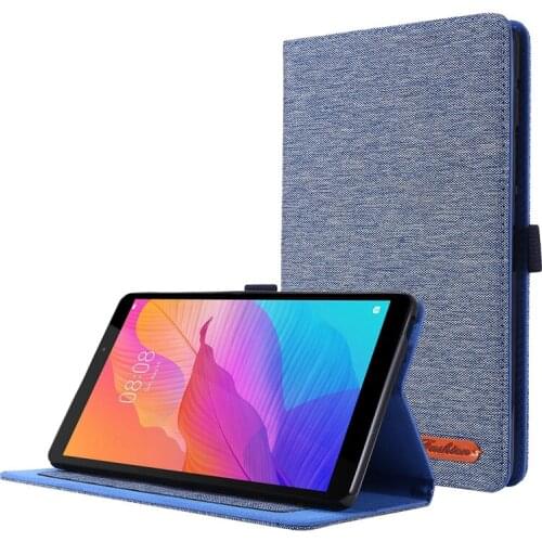 Cloth pattern book style tablet case For Huawei MatePad T8 Kobe2-L03 KOBe2-L09 8.0 inch Stand Cover with Card slots