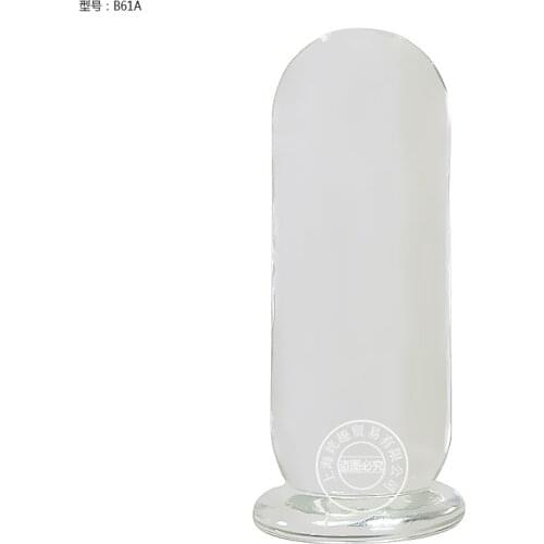 Crystal Glass Cylinder 61mm Ultra-thick Glass Rod Anal Plug Alternative Lower Body Conditioning Tools, Foreign Trade Products