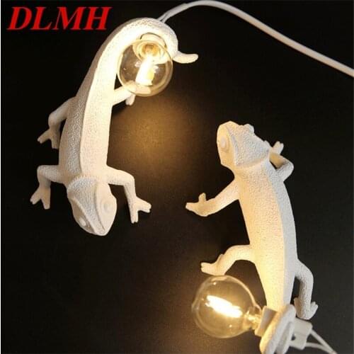 DLMH Wall Sconces Lamps Contemporary Creative Cartoon Chameleon LED Light For Home Decoration