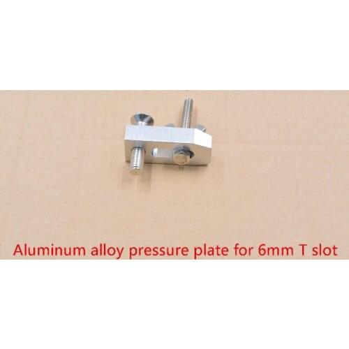 Engraving machine aluminum alloy pressure plate CNC T slot for 6mm profile 1set