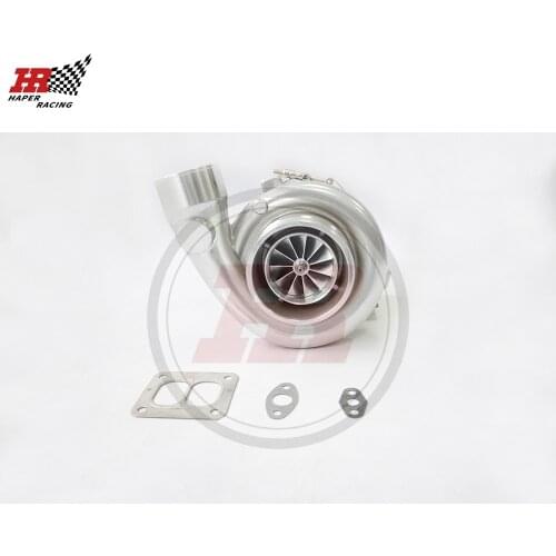 HP RACING Universal Turbocharger GTX4508R Dual Ceramic Ball Bearing Turbo 4.0'' V-band 1.26 A/R Oil and Water Cooler