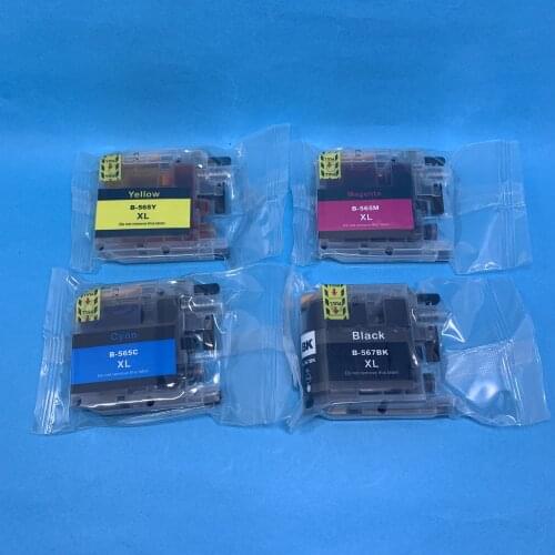YOTAT Compatible LC567XL ink cartridge LC567 565 for Brother MFC-J2310 MFC-J2510 MFC-J3520 MFC-J3720 printer