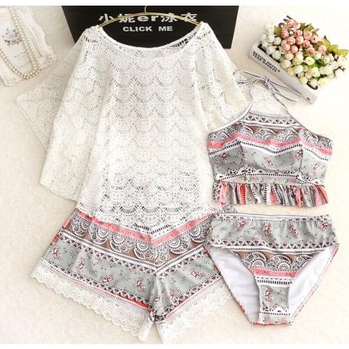 STAERK piece suit with belly covering, thin chest gathering, conservative South Korean hot spring small fragrant swimsuit