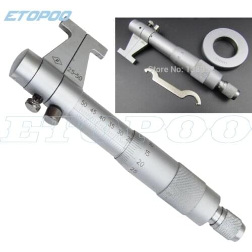 Micrometer caliper gauge 25-50mm Inside Micrometer for inside measurement Good quality