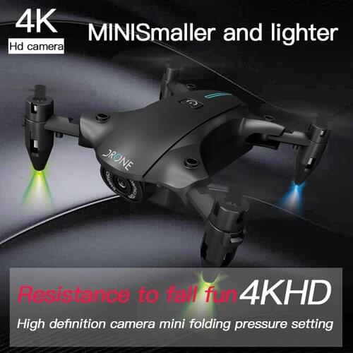 Mini Drone Wifi Fpv 4k Hd Camera H2 Professional Rc Helicopter Altitude Hold Real-time Transmission Foldable Quadcopter Rc Drone