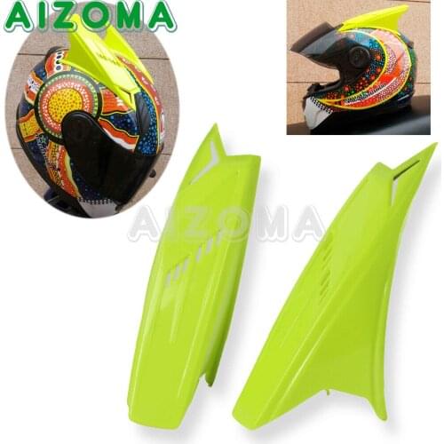 Motorcycle Parts Unisex Helmet Plastic Decoration Horns Shape For Mohawk YOHE AGV ICOM HJC TANKED SHARK Various Colors Options