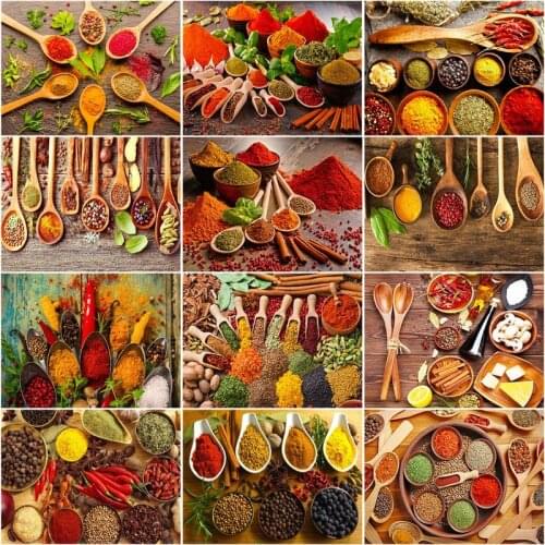 RUOPOTY Acrylic DIY Oil Painting By Numbers For Adults Colorful Flavoring Drawing Coloring By Numbers Handmade For Home Decor