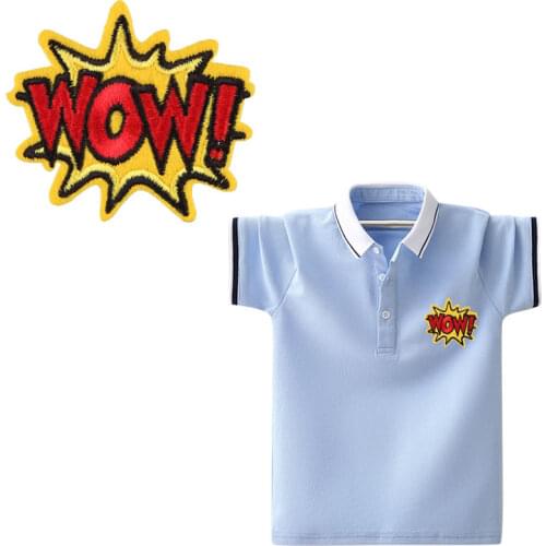 Fruit wolf alphabet Patches For Stripe Clothes Patch A-level Washable Iron On Applique DIY Clothing Sticker