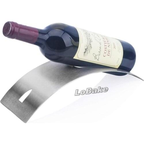 Newest high grade stainless steel wine bottle holder rack beer holders for tableware home bar drinking kitchen accessories